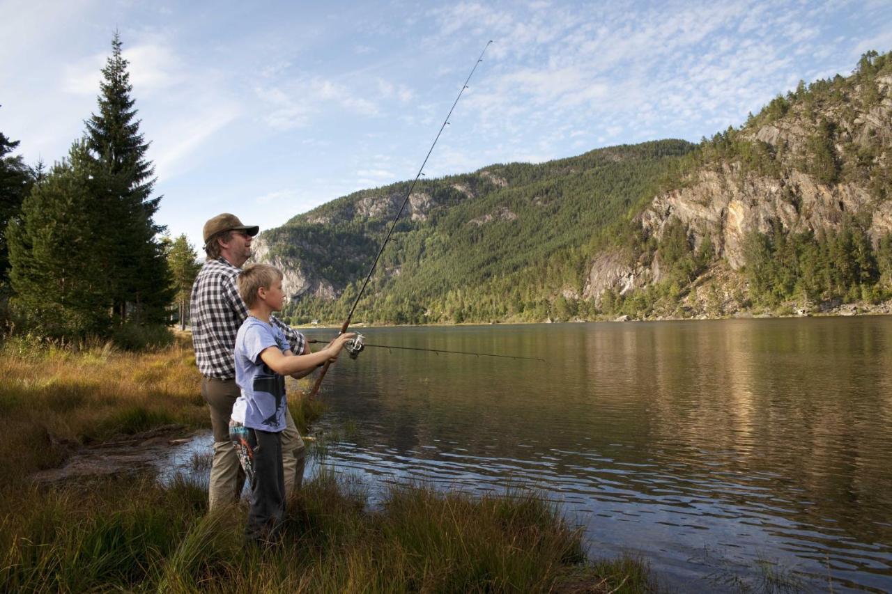 Solvgarden Camping Rysstad Экстерьер фото